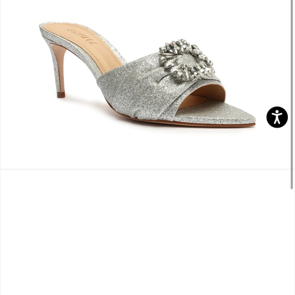 SCHUTZ silver heels - Picture 5 of 6